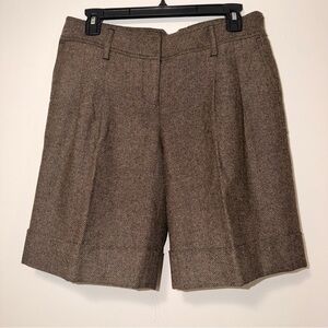 Ann Taylor LOFT Women's Tan Herringbone Shorts Size 4